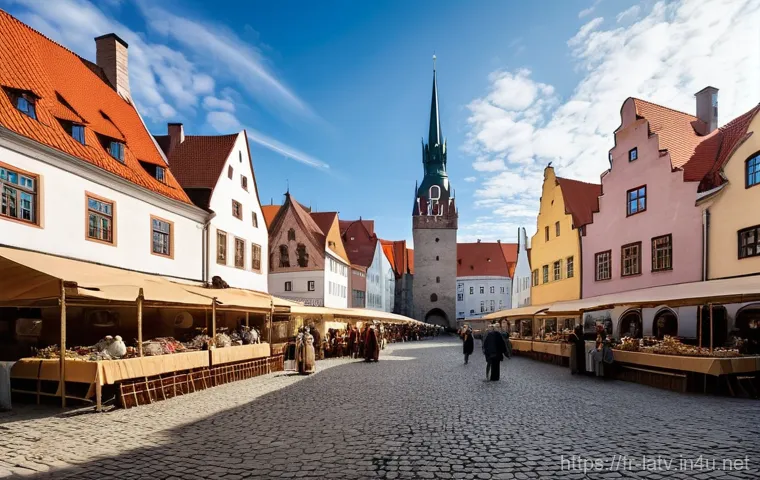 라트비아 vs 에스토니아 역사 비교 - **Ancient Baltic Life in Harmony with Nature:**
    A vibrant, sun-drenched scene depicting early Fi...