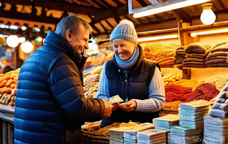 라트비아에서 신용카드 사용 가능 여부 - **Prompt 1: Modern Riga, Seamless Contactless Payment**
    "A vibrant, eye-level shot of a stylish ...